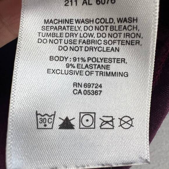 Columbia Women's Omni-Wick Half Zip Pullover Size Large Burgundy - Picture 9 of 13